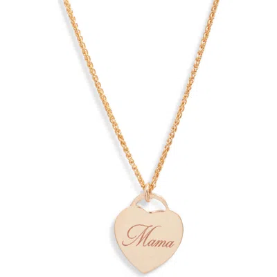 SET & STONES SET & STONES ALICE MAMA HEART PENDANT NECKLACE