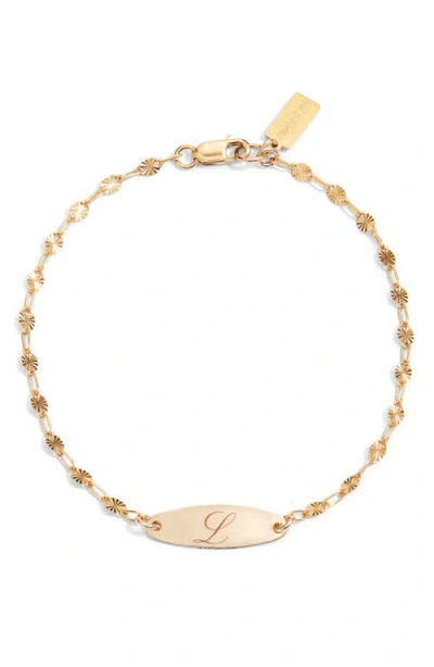 SET & STONES SET & STONES BANK INITIAL BRACELET