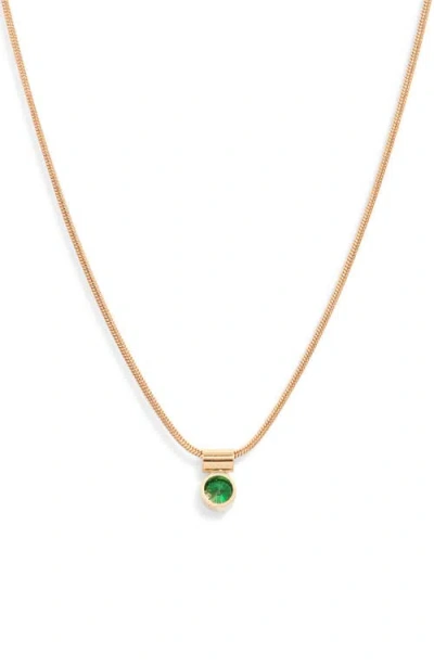 SET & STONES SET & STONES ELLIE BIRTHSTONE PENDANT NECKLACE