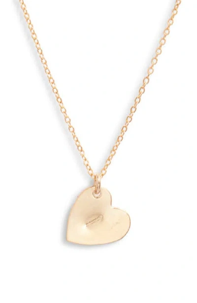 SET & STONES SET & STONES SOPHIA INITIAL HEART PENDANT NECKLACE