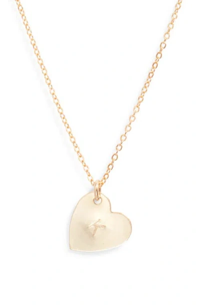 SET & STONES SET & STONES SOPHIA INITIAL HEART PENDANT NECKLACE