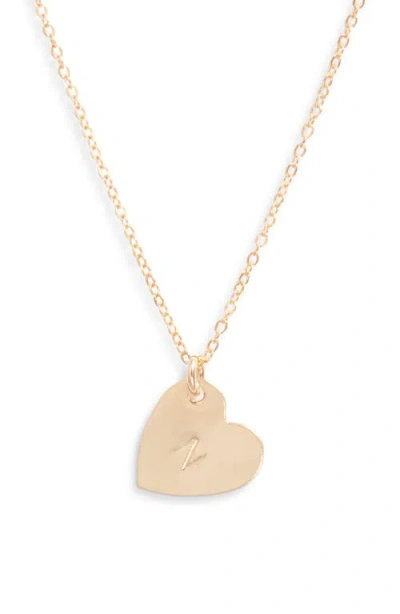 SET & STONES SET & STONES SOPHIA INITIAL HEART PENDANT NECKLACE
