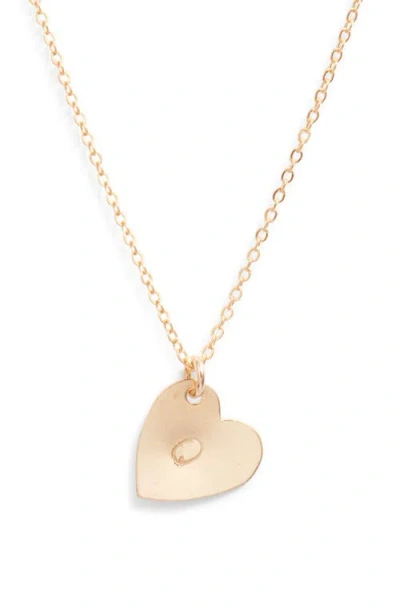 SET & STONES SET & STONES SOPHIA INITIAL HEART PENDANT NECKLACE