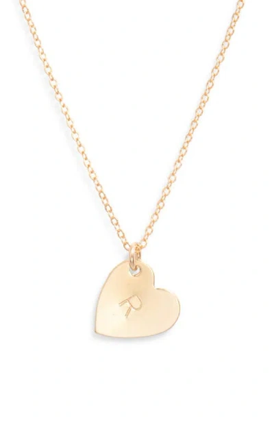 SET & STONES SET & STONES SOPHIA INITIAL HEART PENDANT NECKLACE