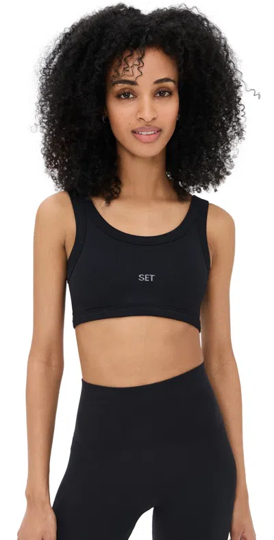 SET SCULPTFLEX POWER HOLD BRA ONYX