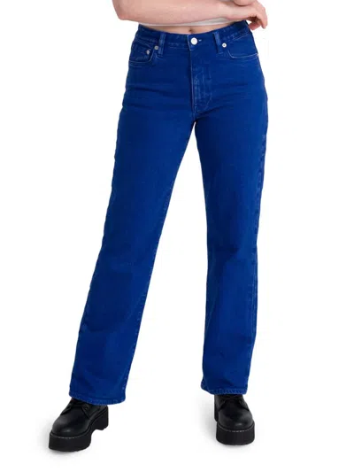 SEVEN7 WOMEN'S RELAXED STRAIGHT LEG JEANS