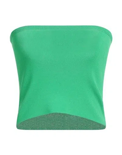 SEVENTY SERGIO TEGON SEVENTY VENEZIA WOMAN TOP GREEN SIZE M VINYON, POLYAMIDE