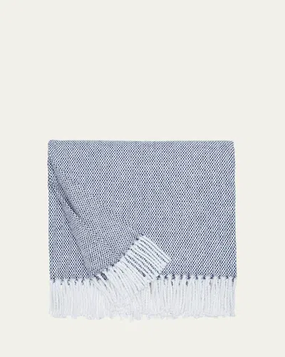 SFERRA CLASSIC FRINGE THROW, 51" X 71"