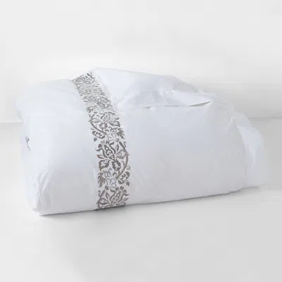 SFERRA SAXON DUVET COVER, FULL/QUEEN