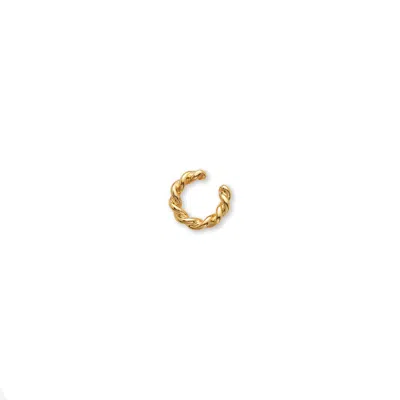 SHABELLA NYC WOMEN'S BASIC BRAIDED EAR CUFF GOLD