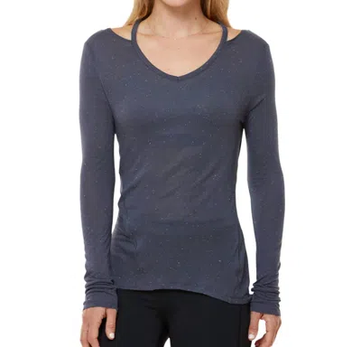 SHAPE ACTIVE SOUTH STREET LONG SLEEVE TEE IN BLUE