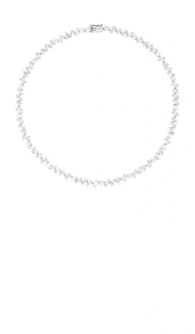 SHASHI PEAR DIAMOND TENNIS NECKLACE