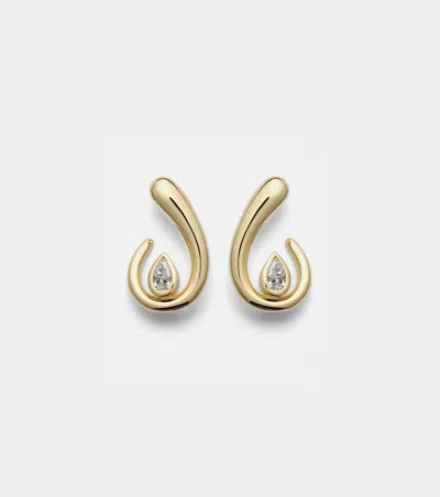 SHAY JEWELRY 18KT GOLD EARRINGS WITH DIAMONDS