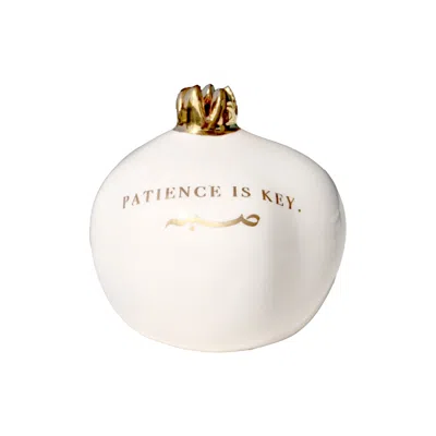 SHERIE BOUTIK PATIENCE IS THE KEY POMEGRANATE DECORATION
