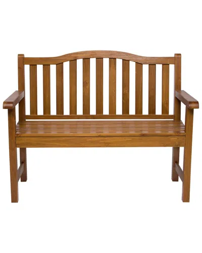 SHINE CO. SHINE CO. BELFORT II GARDEN BENCH WITH HYDRO-TEX FINISH