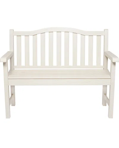 SHINE CO. SHINE CO. BELFORT II GARDEN BENCH WITH HYDRO-TEX FINISH