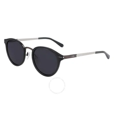 SHINOLA SHINOLA DARK GREY OVAL UNISEX SUNGLASSES SH3700S 012 50
