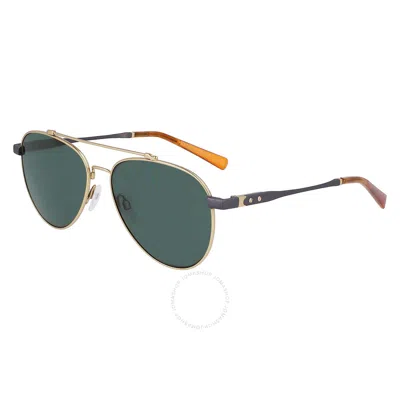SHINOLA SHINOLA GREEN PILOT UNISEX SUNGLASSES SH2101S 718 60