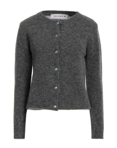 SHIRTAPORTER SHIRTAPORTER WOMAN CARDIGAN LILAC SIZE L POLYAMIDE, WOOL, ALPACA WOOL, ELASTANE