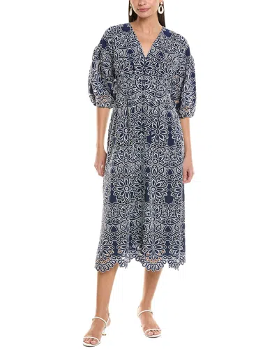 SHOSHANNA SHOSHANNA ORLA LACE MIDI DRESS