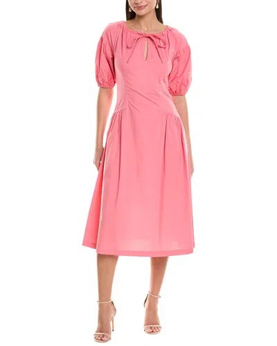 SHOSHANNA SHOSHANNA POPPY MIDI DRESS