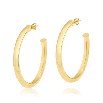 SHYMI WOMEN'S GOLD TUBE HOOPS - LARGE