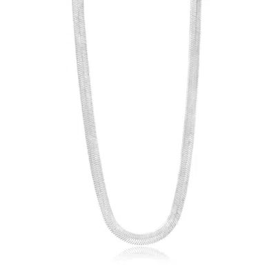 SHYMI WOMEN'S HERRINGBONE CHAIN - SILVER