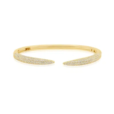 SHYMI WOMEN'S PAVE CLAW CUFF - GOLD