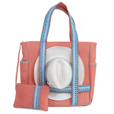 SIDNEY BYRON WOMEN'S SUNCATCHER DAYTRIPPER TOTE & POUCH - CARO