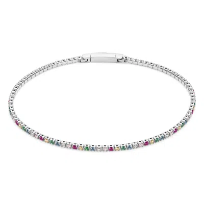 SIF JAKOBS JEWELLERY WOMEN'S BRACELET ELLERA SILVER RAINBOW