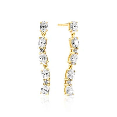 SIF JAKOBS JEWELLERY WOMEN'S EARRINGS ELLERA OVALE SETTE - GOLD