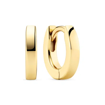 SIF JAKOBS JEWELLERY WOMEN'S EARRINGS ELLERA PIANURA PICCOLO GOLD