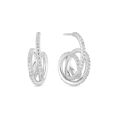 SIF JAKOBS JEWELLERY WOMEN'S EARRINGS SPIRALE - SILVER - PICCOLO