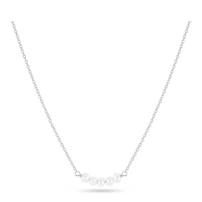 SIF JAKOBS JEWELLERY WOMEN'S NECKLACE PERLA CINQUE SILVER