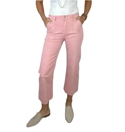 SIGNATURE8 CLAIRE CROPPED CARGO PANTS IN PINK