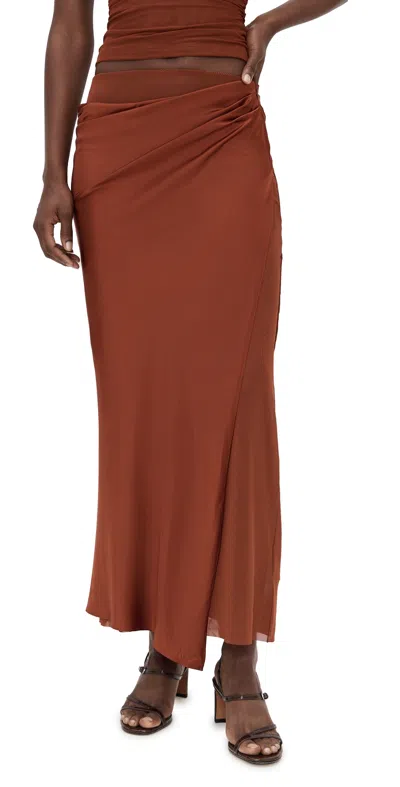 SIGNIFICANT OTHER BRIANNA MAXI SKIRT CLOVE