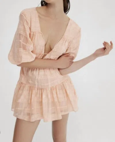 SIGNIFICANT OTHER LUAN DRESS IN PEACH