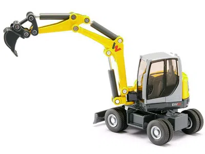 SIKU WACKER NEUSON EW65 MOBILE EXCAVATOR YELLOW AND GRAY 1/50 DIECAST MODEL BY SIKU