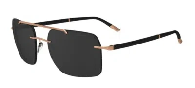 SILHOUETTE SILHOUETTE SUN C-2 8708 BRONZE/GREY ONESIZEFITSALL UNISEX SUNGLASSES