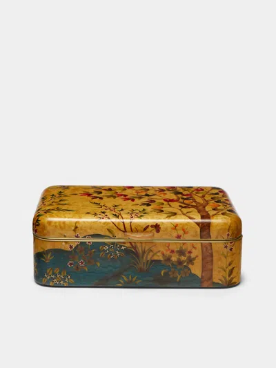 SILVIA FURMANOVICH GARDEN MARQUETRY WOOD JEWELRY BOX