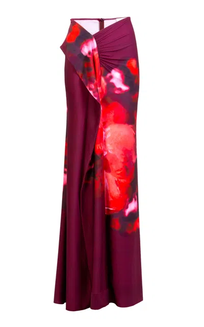 SILVIA TCHERASSI SILVIA TCHERASSI MEISSA GATHERED JERSEY MAXI SKIRT