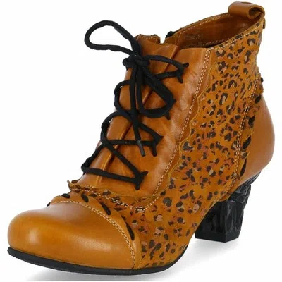 SIMEN SIMEN DAMEN STIEFELETTEN 1636A-99D/9AY/000 GELB GELB 849360