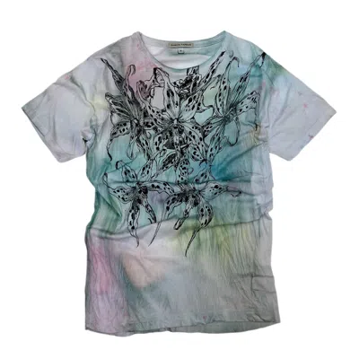 SIMEON FARRAR MEN'S SIMEON FARRAR LILY PAINT WASH T-SHIRT