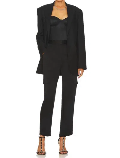 SIMKHAI CAROLINA UTILITY PANT IN BLACK