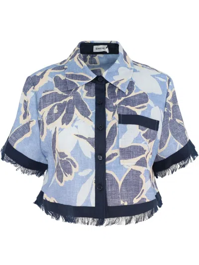 SIMKHAI FLORAL-PRINT SHIRT