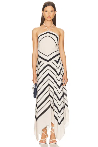 SIMKHAI HERA HALTER MIDI DRESS