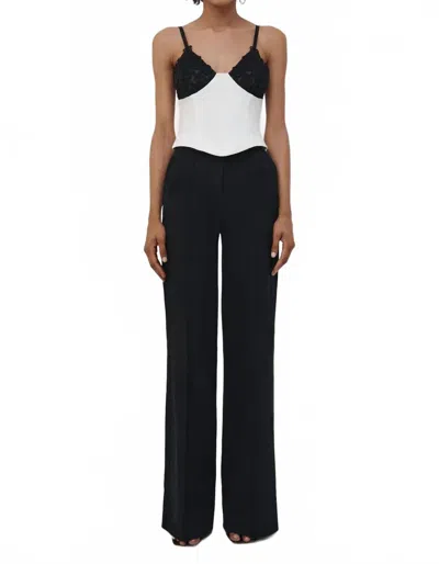 SIMKHAI KASSANDRA BOOTCUT PANTS IN BLACK