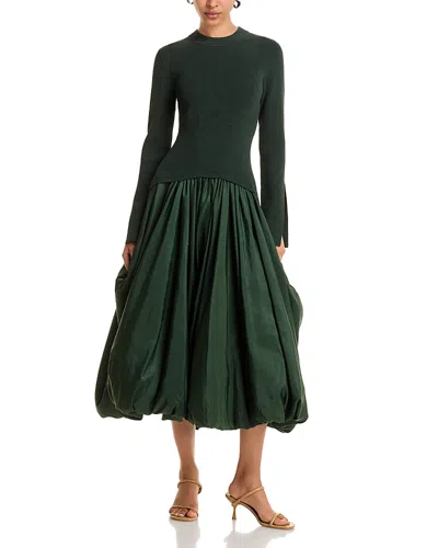 SIMKHAI KENLIE BALLOON SKIRT DRESS