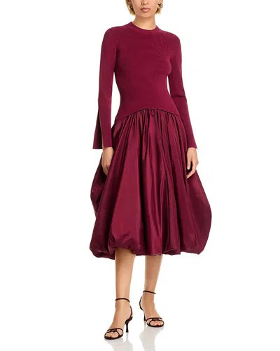 SIMKHAI KENLIE BALLOON SKIRT DRESS