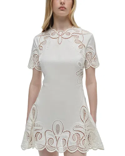 SIMKHAI MORRIGAN SHORT SLEEVE MINI DRESS